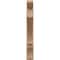 Ekena Millwork 6-in W x 38-in D x 42-in H Balboa Slat Rough Cedar Woodgrain TimberThane Outlooker, Primed Tan OUTUR060X38X42BOA24RCPR - alternate 4